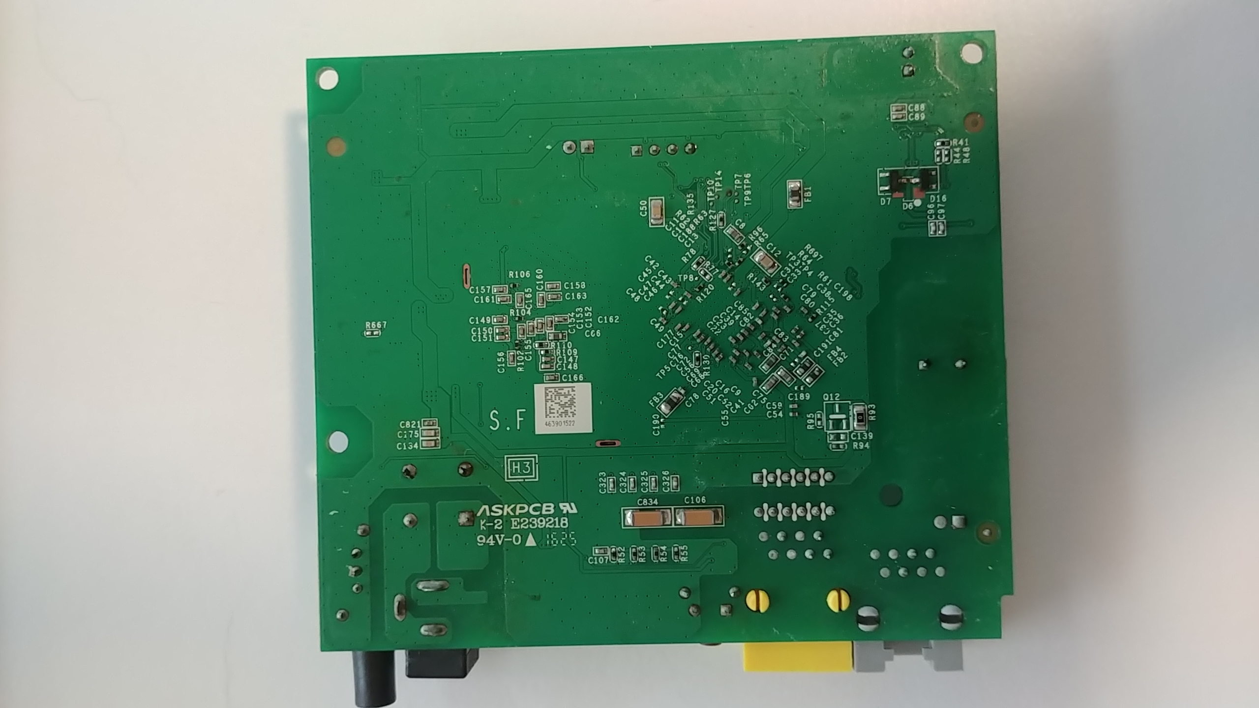 Back of the PCB