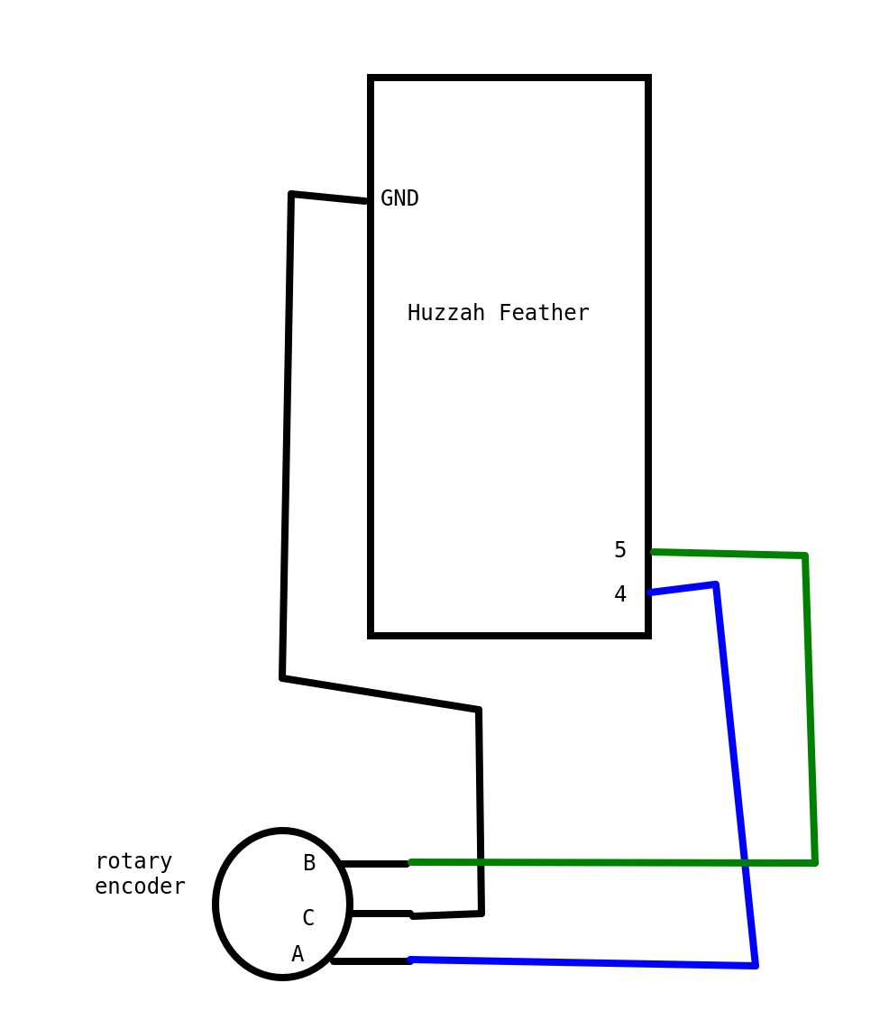circuit diagram showing wiring just described